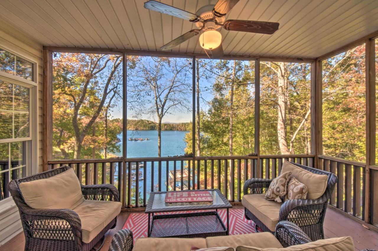 Lake Keowee Escape With Dock, Deck And Lake Access! Six Mile Luaran gambar