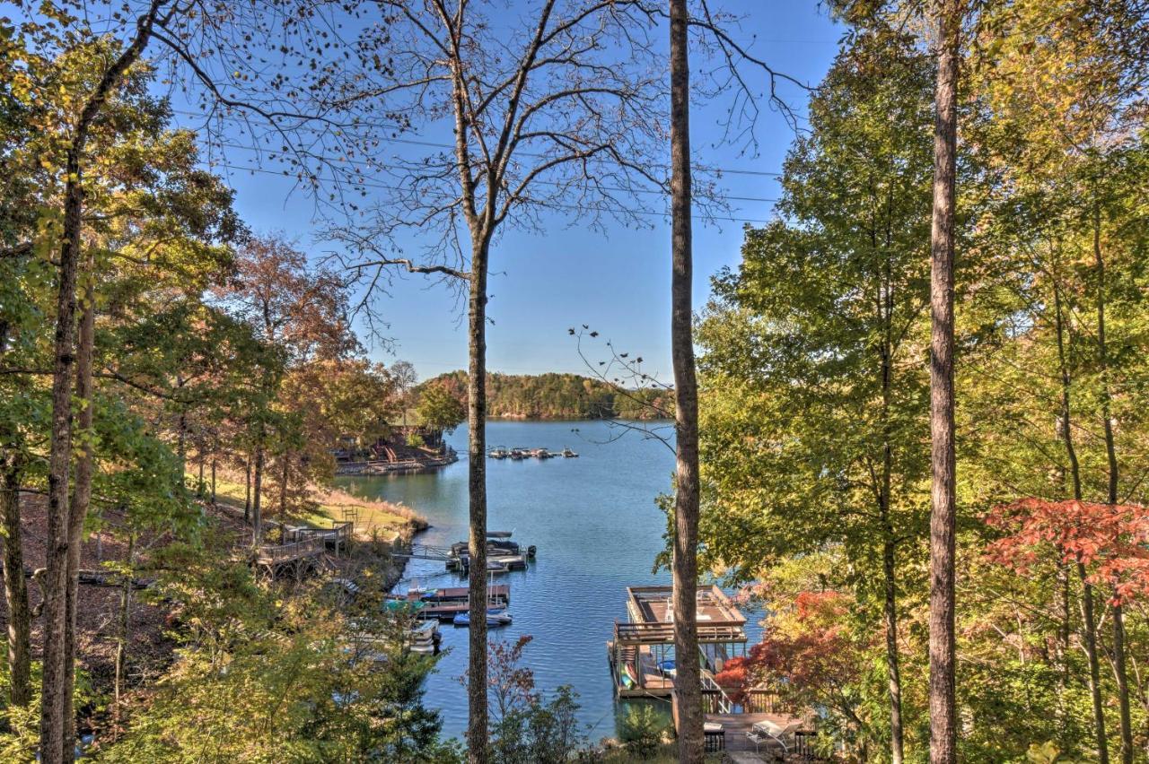 Lake Keowee Escape With Dock, Deck And Lake Access! Six Mile Luaran gambar