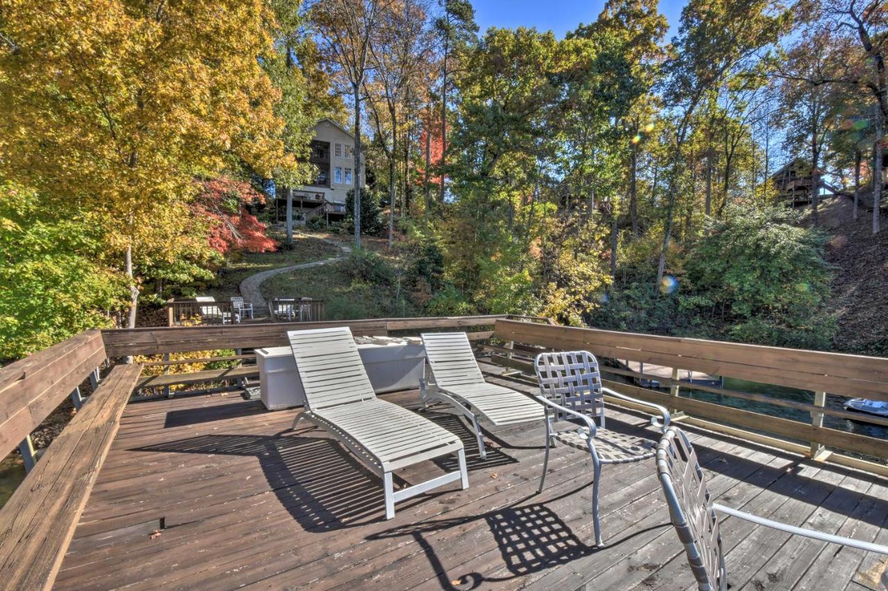 Lake Keowee Escape With Dock, Deck And Lake Access! Six Mile Luaran gambar