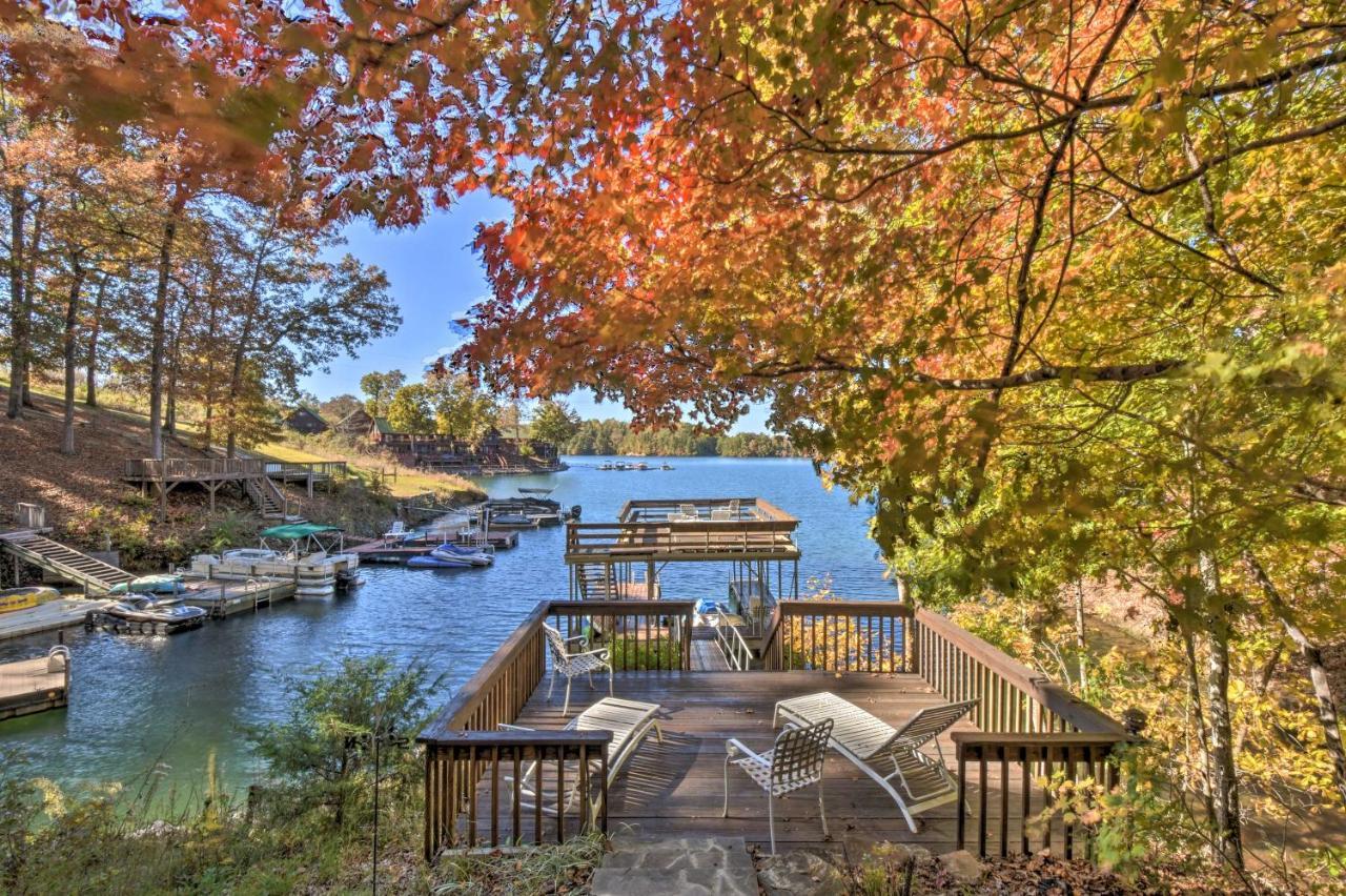 Lake Keowee Escape With Dock, Deck And Lake Access! Six Mile Luaran gambar